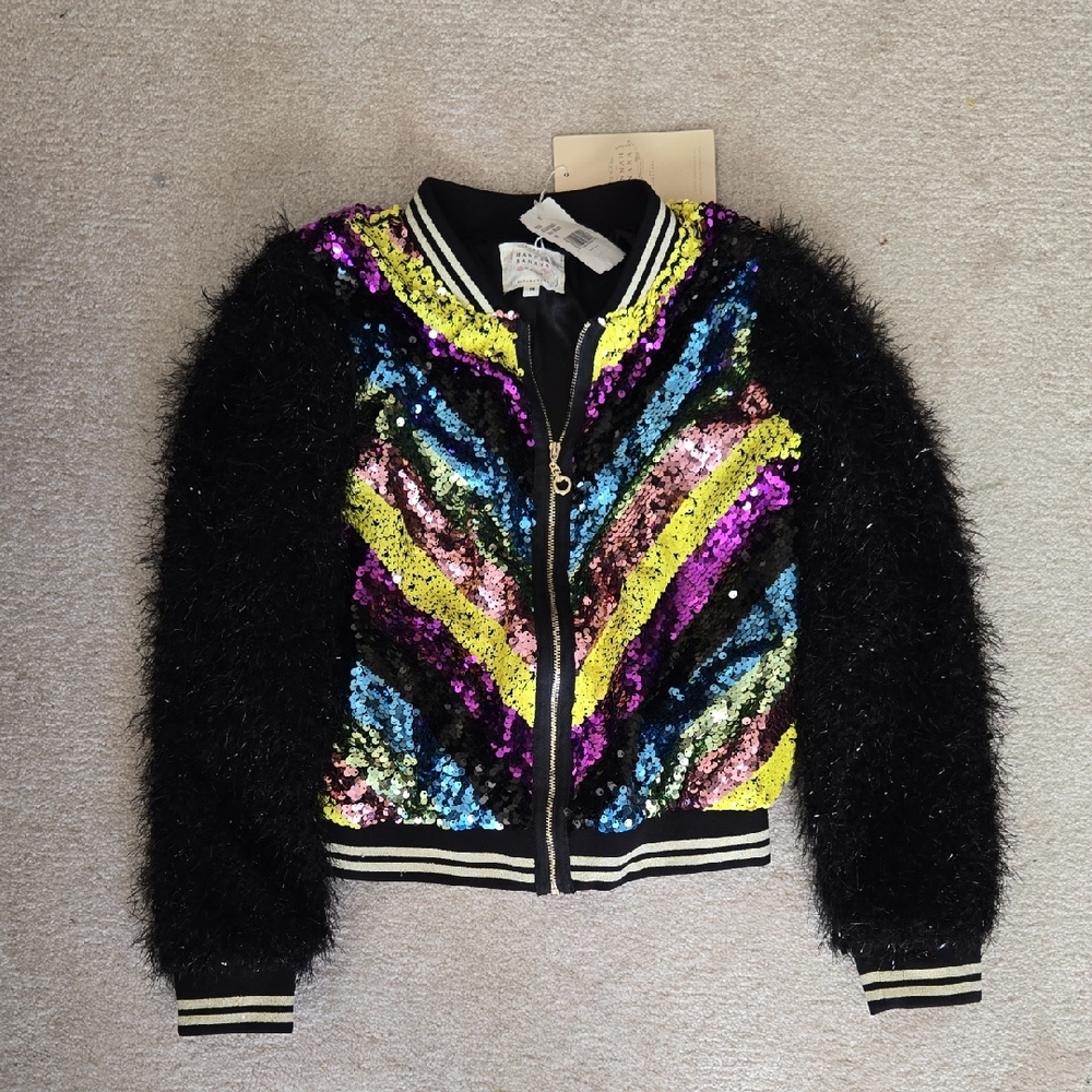 Hannah Banana Multicolor Sequin Jacket